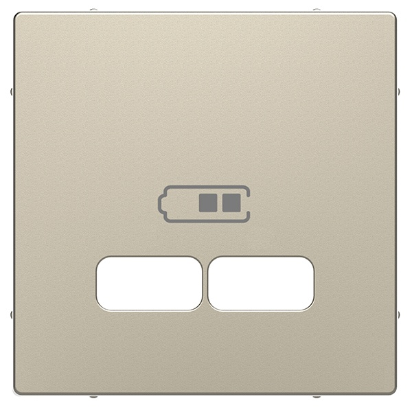 Накладка для USB механизма 2,1А Merten D-Life, Сахара