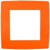 Рамка на 1 пост Эра 12, оранжевый 12-5001-22