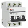 Автоматический выключатель 3P 32А (C) 4,5кА ВА 47-29 EKF Basic (автомат электрический)