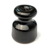 Изолятор ROZETKOFF для наружного монтажа D16х20мм керамика черный [упак. 50шт] Bironi