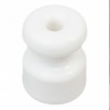 Изолятор ROZETKOFF для наружного монтажа D16х20мм керамика белый [упак. 50шт] Bironi