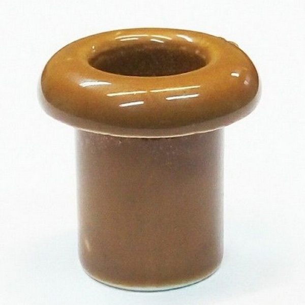 Втулка ROZETKOFF (проход через стену) H-25мм D-15мм керамика бронза [упак. 32шт] Bironi