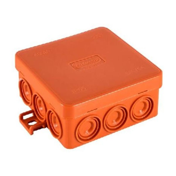 Коробка огнестойкая JBL085 85х85х38 Е110 для открытой проводки 12 выходов IP55 2P (0,15-4,0мм2)