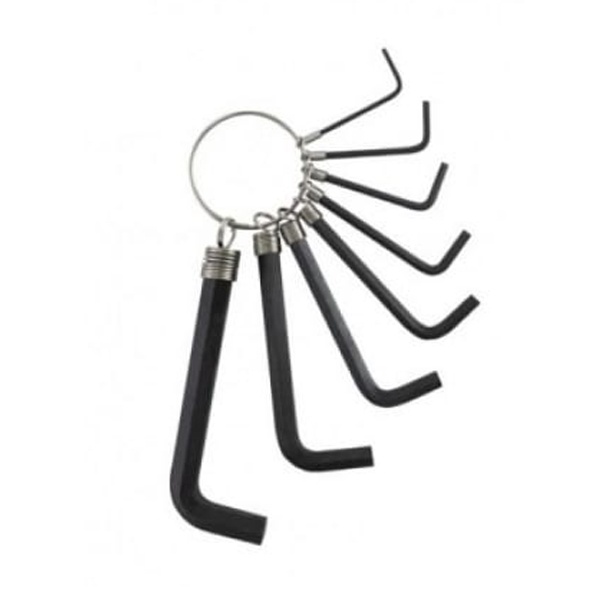Набор ключей HEX на кольце 6 шт.: 1.5 - 6 мм, углеродистая сталь, блистер серия Гранит TDM
