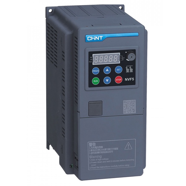 Преобразователь частоты CHINT NVF5-0.75/TS4-B 0.75кВт, 380В 3Ф тормозной модуль, общий тип
