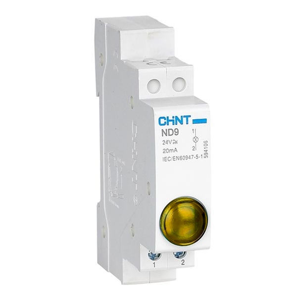 Индикатор ND9-1/y желтый , AC/DC230В (LED) CHINT