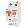 Дифференциальный автомат 1П+Н C50А 300мА тип А однофазный электронный 6кА АВДТ63 TDM (дифавтомат, АВДТ)