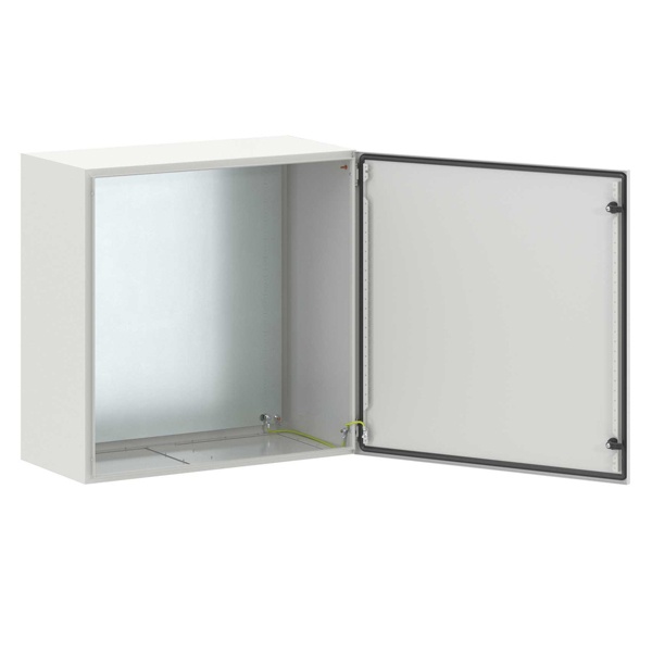 Шкаф навесной металлический влагозащищенный STE 800x800x400мм с монтажной платой IP65 DKC