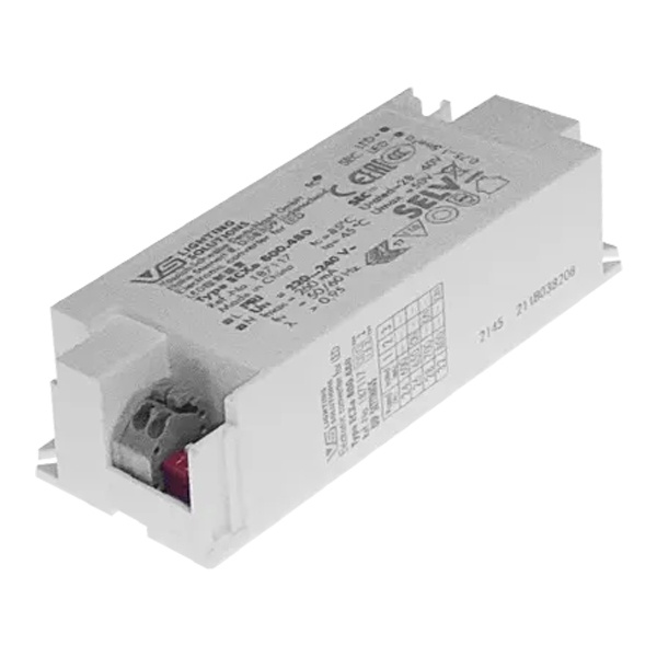 LED драйвер ECXe 800.600 40W 35-50V 500-800мА DIP-переключатель 97x43x26mm VS
